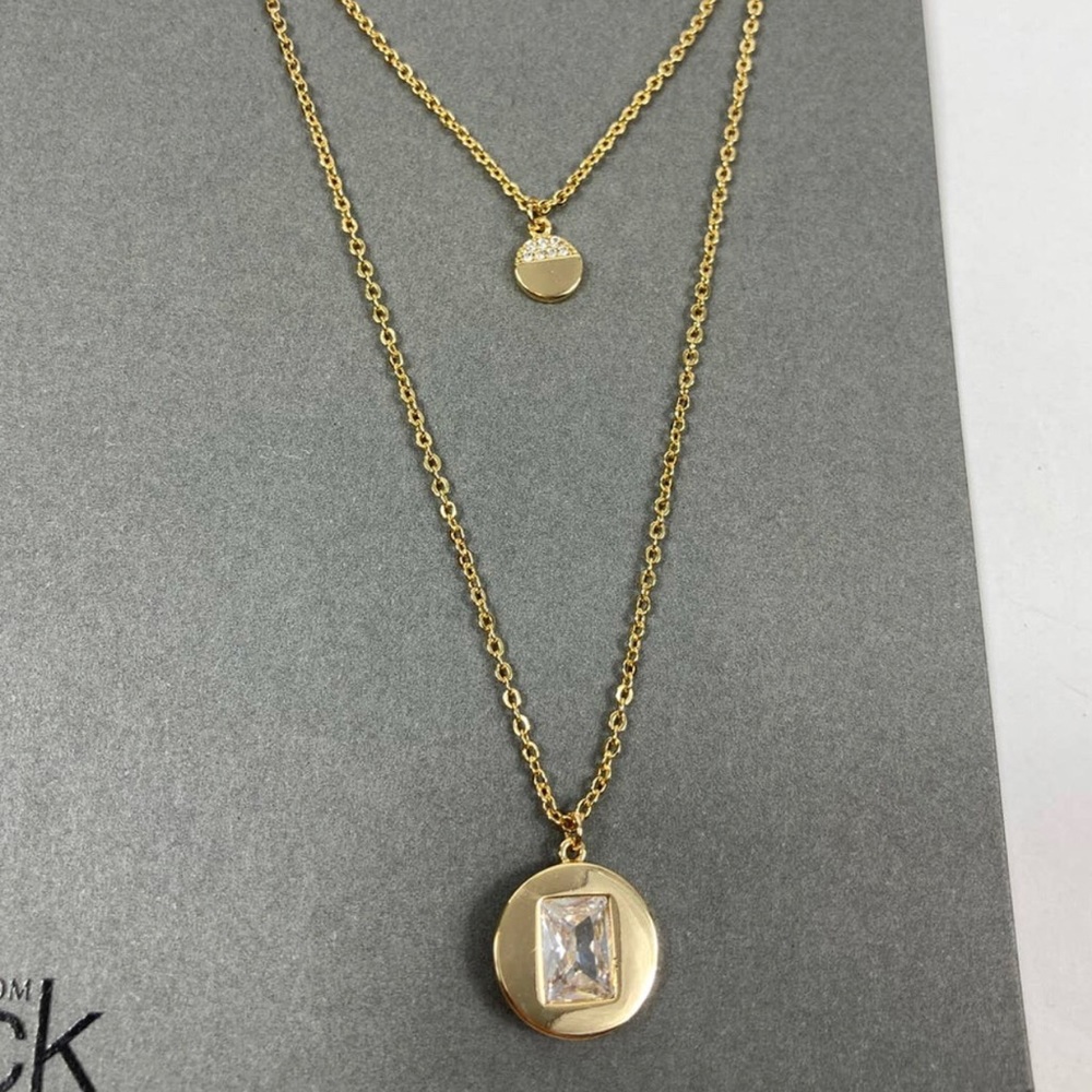 Nordstrom Rack Layered Cubic Zirconia Necklace